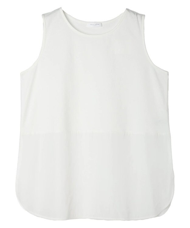 Green Parks ノースリーブドッキングホワイトインナー White