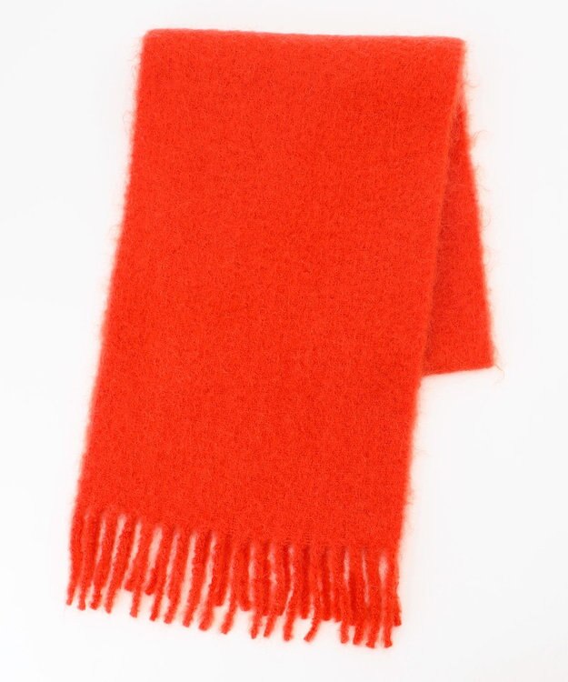 自由区 【カタログ掲載】フラッフィー マフラー ブラッドオレンジ