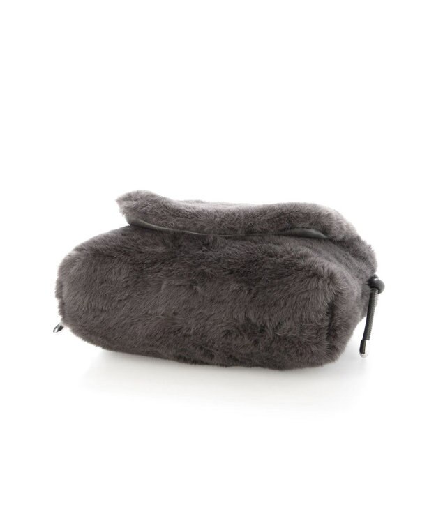 UNBILLION カシュカシュ cachecache / エコファーシンプルフラップショルダー GY