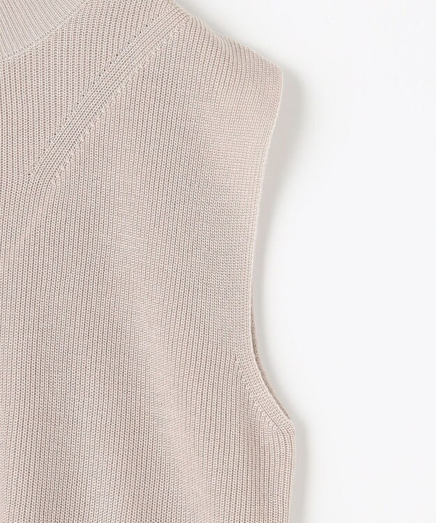 ANY 【セットアイテム】ニットベスト×ワンピース SET ベージュ×ベージュドット