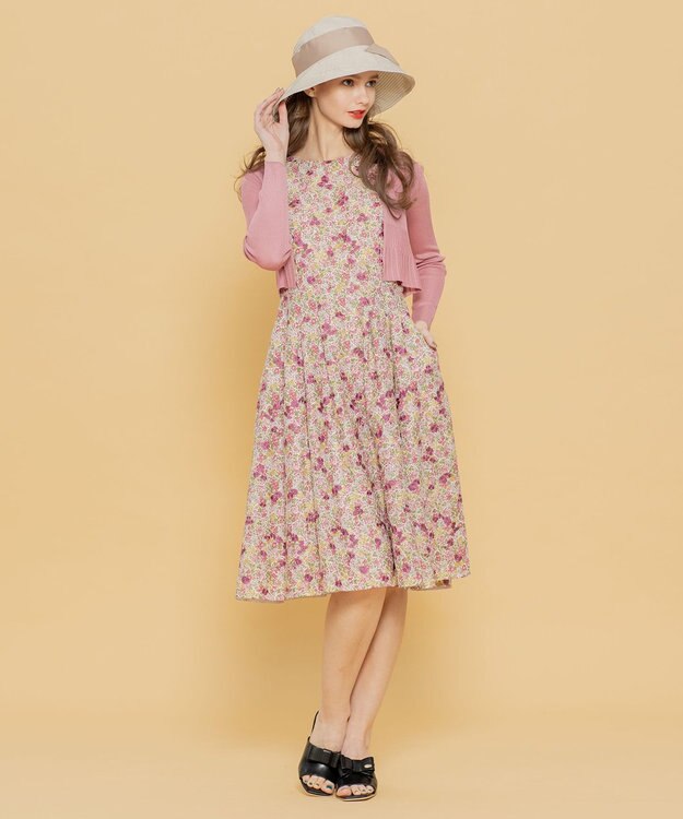 TOCCA 【LIBERTY社オリジナル素材】【洗える！】PENSTEMON ROAD ドレス ピンク系7