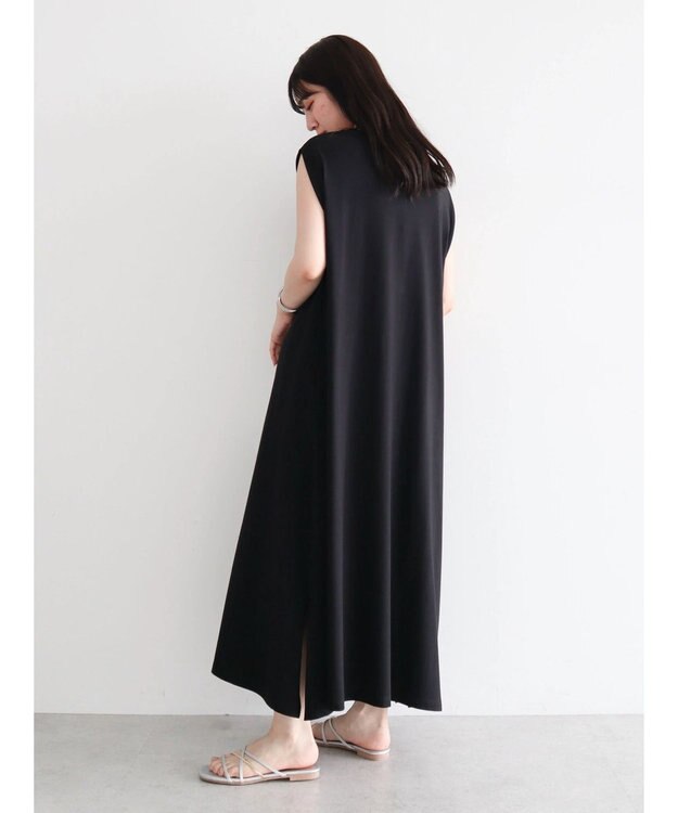 Green Parks ・ＳＵＧＡＲ　ＳＰＯＯＮ【ＣＯＯＬ】タックノースリワンピ Black