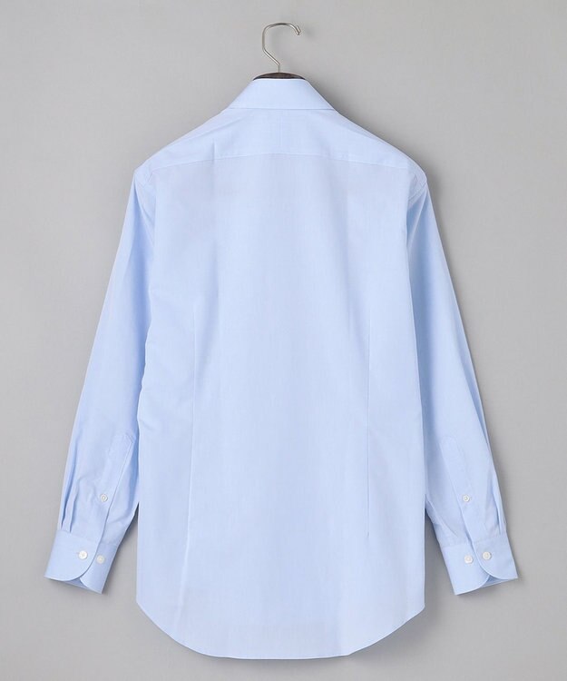 GOTAIRIKU 【形態安定】PREMIUMPLEATS_レギュラーカラー 通年ドレスシャツ サックスブルー系
