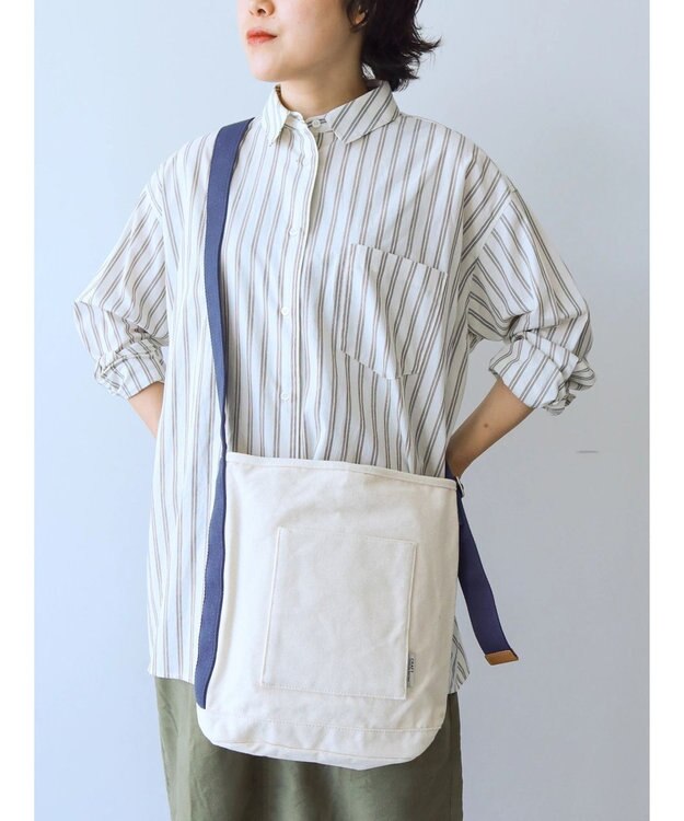 CRAFT STANDARD BOUTIQUE キャンバスワンショルダーバッグ Navy