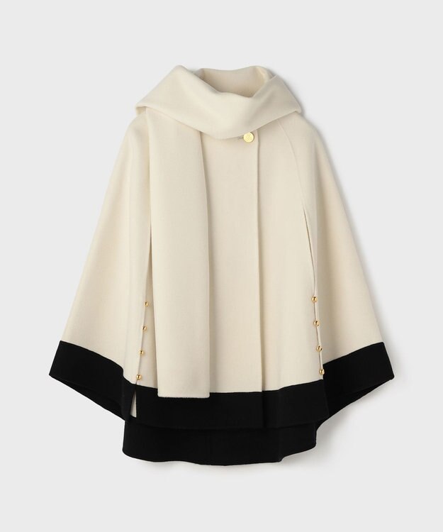 GRACE CONTINENTAL ストール付リバーケープ キナリ