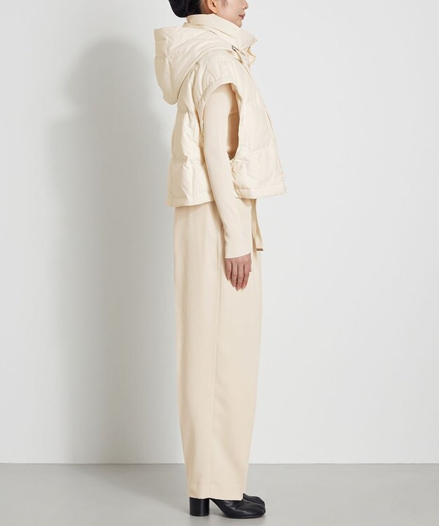 NAVE カスタムダウンコート アイボリー系