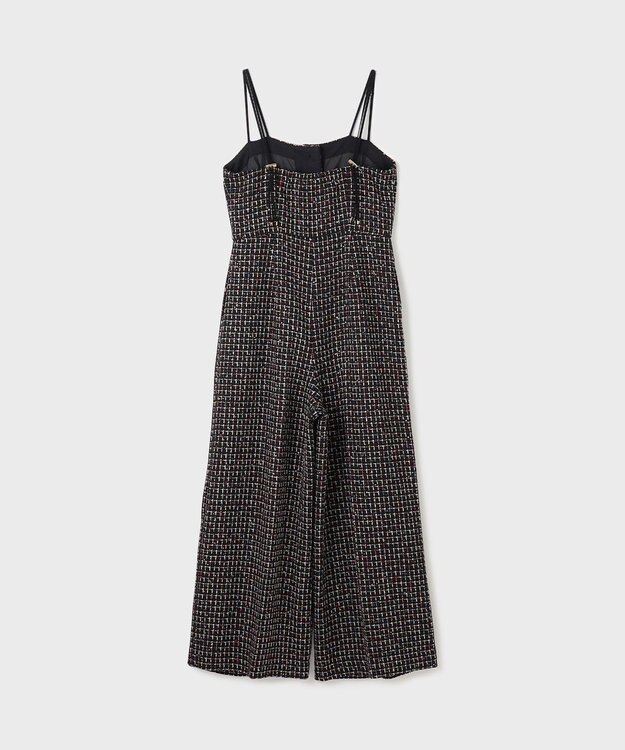 GRACE CONTINENTAL ツイードサロペット マルチ