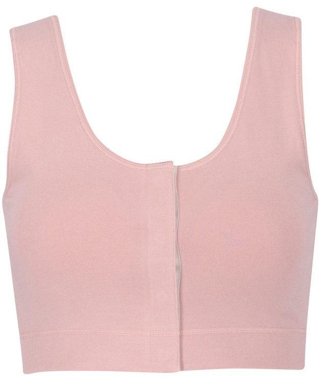 Wing ブラジャー 前あきタイプ ノンワイヤー 【腕が上がりにくいときに】 着脱しやすい 綿混(身生地部) しめつけにくい 入院 介護 術前 術後 授乳 KB1100 ウイング／ワコール ピンク