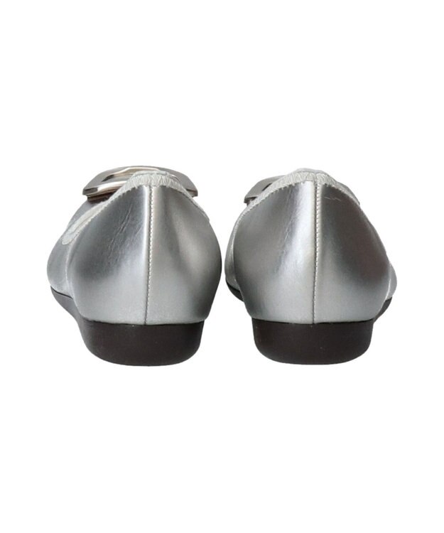 Bridget Birkin 【Bridget Birkin】バックルアクセントレインパンプス シルバー