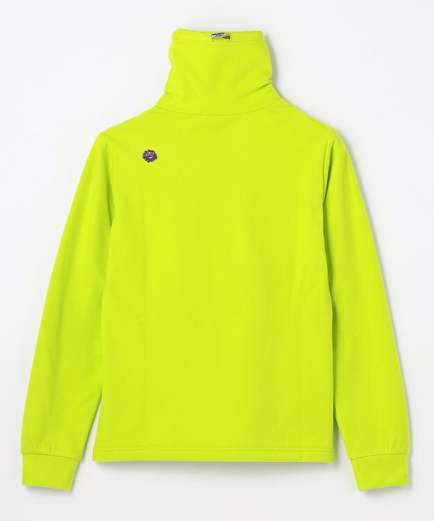 PW CIRCULUS 【起毛素材であたたか】【WOMEN】スピンドル付 両面起毛タートルネック ゴルフウェア レディース ライトグリーン系