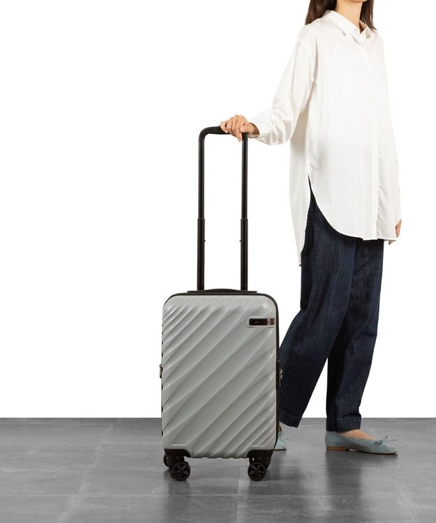 ACE BAGS & LUGGAGE ACE オーバル2 スーツケース 機内持ち込み 拡張機能 36L/43L 05911 エース グレー