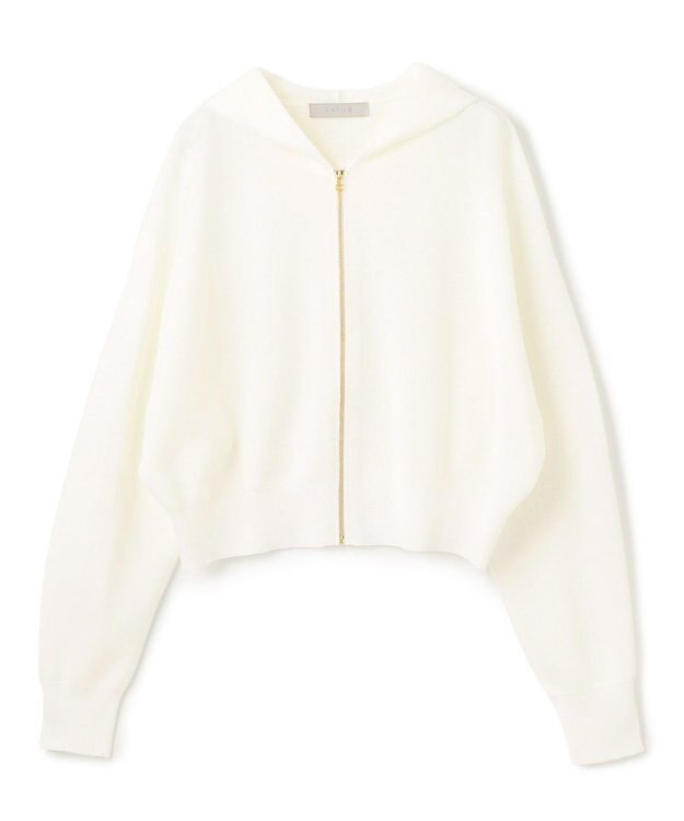 UNFILO シアーダンボールニット ZIPフーディ オフ