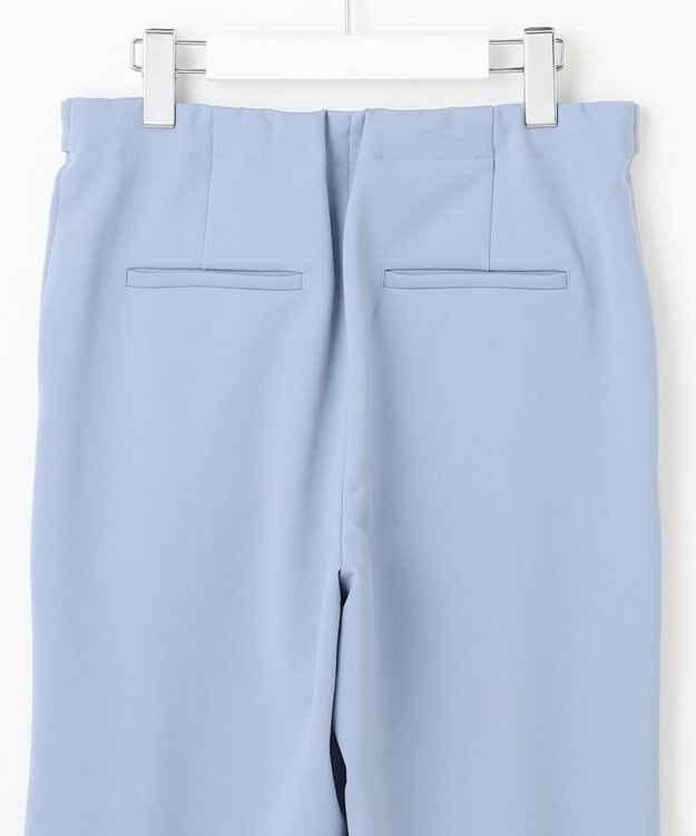 J.PRESS LADIES 【洗える】ノルディスバックスキン ワイド パンツ ブルー系