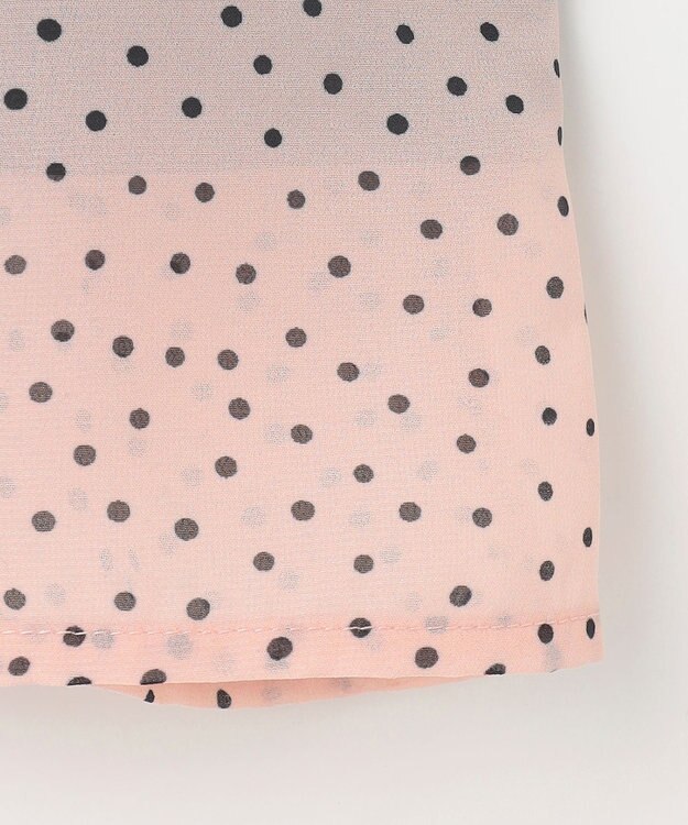 組曲 KIDS 【150-160㎝】ドットキャミ＋TシャツSET ピンク×ブラック