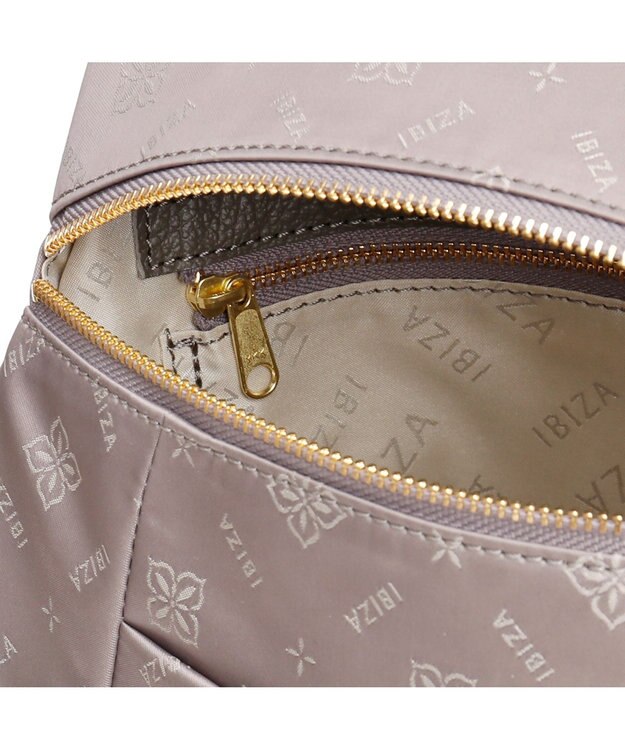 IBIZA ロゴナイロン　リュック ライトパープル