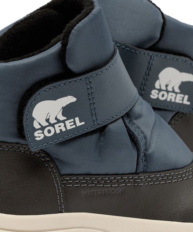 SOREL SOREL/ 【KIDS】チルドレンズ ウィットニー3 ストラップ ミッドウォータープルーフ /ソレル Uniform Blue、 Jet