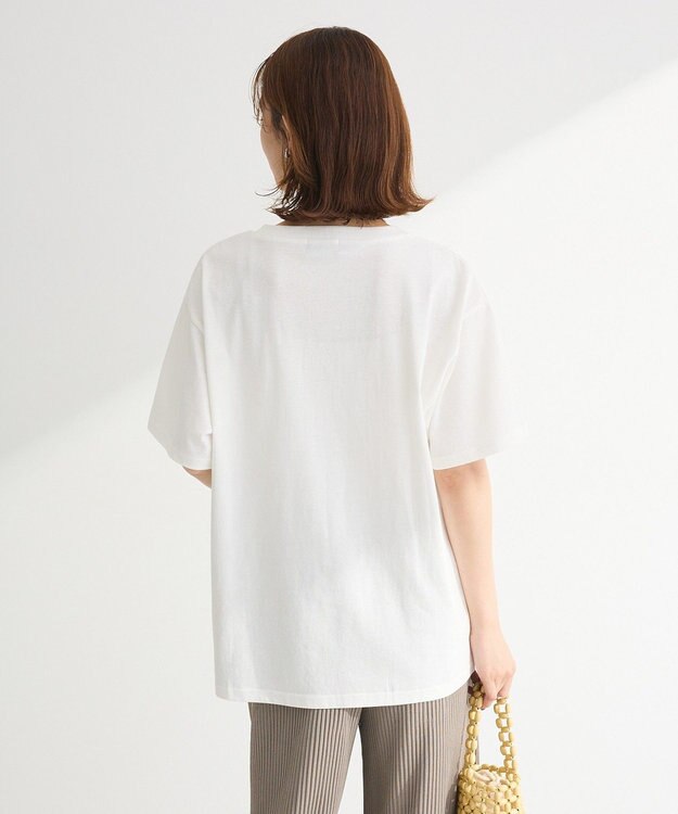 Green Parks ・ＤＯＵＢＬＥ　ＦＬＡＧＳ　フォトプリントＴＥＥ Off White