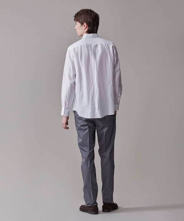 J.PRESS MEN 【ストレッチ】グリストーンダンプ ステムテーパードパンツ グレー系