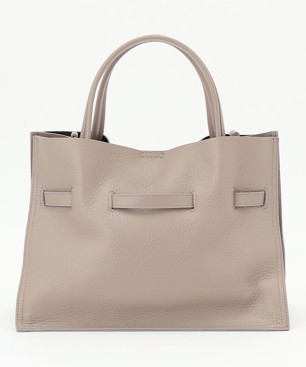 23区 【VIOLAd'ORO】イタリアンWフェイスレザー トートバッグ ベージュ系