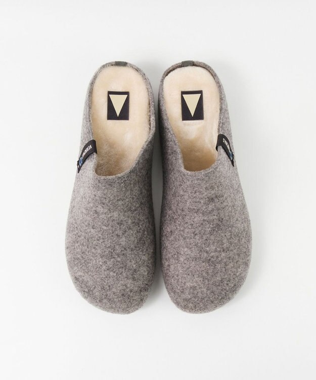 BONTRE 【VERBENAS/ベルベナス】フェルトスリッパ/YORK F PET グレー