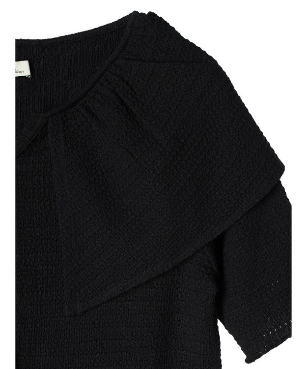 earth music&ecology ビッグカラーカットプルオーバー Black