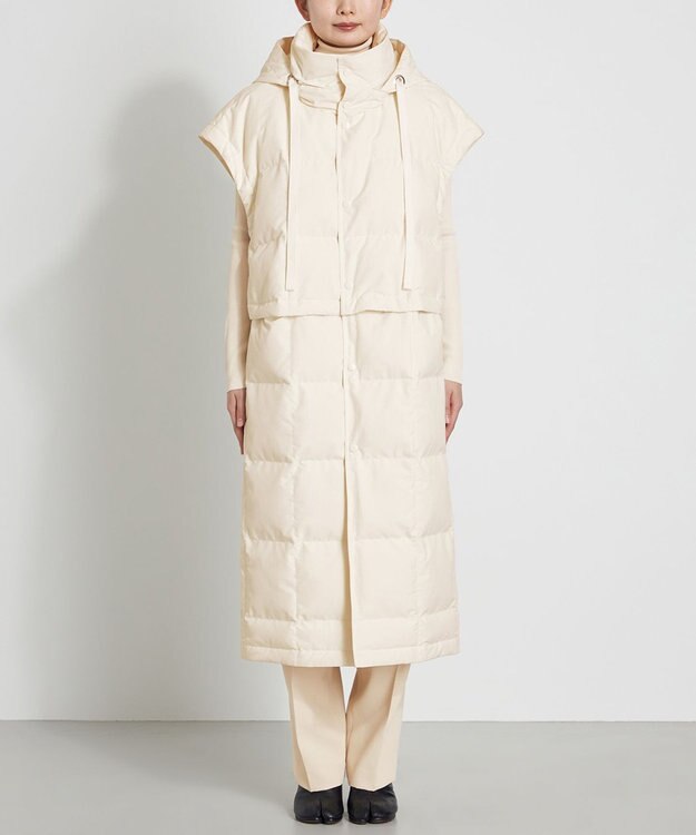 NAVE カスタムダウンコート アイボリー系