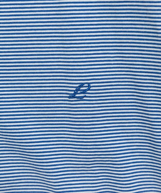 LENO THIN BORDER T-SHIRT / 細ボーダーTシャツ 《UNISEX》 WHITE×BLUE