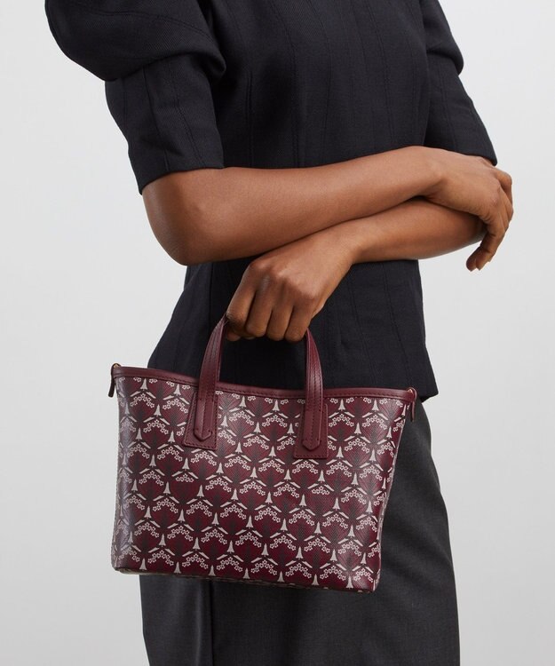 LIBERTY. アイフィス ミニ マールボロ トートバッグ ボルドー