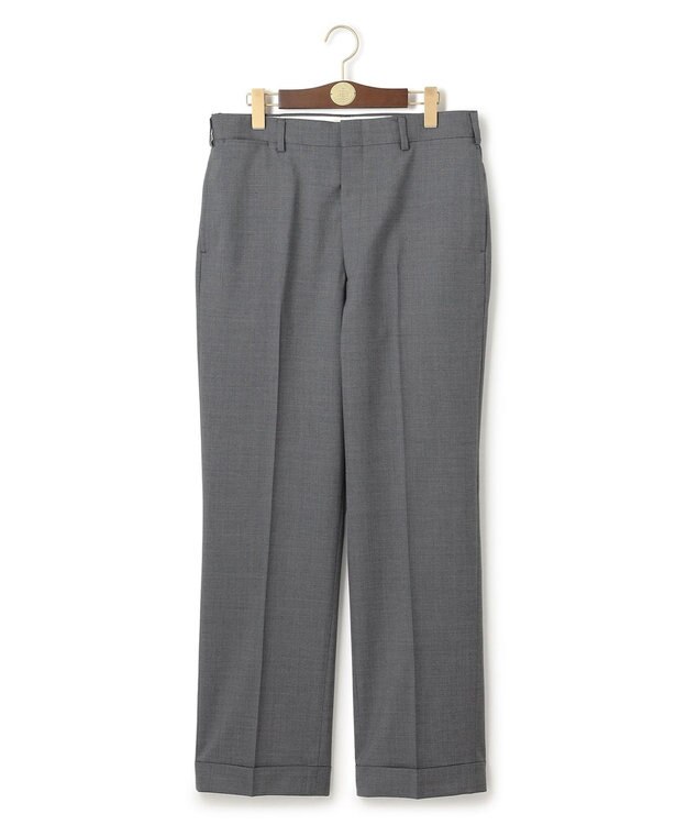 J.PRESS MEN 【J.PRESS ORIGINALS】PEPPIN MERINO TROPICAL PIPED STEM TROUSERS / JAPAN MADE ライトグレー系