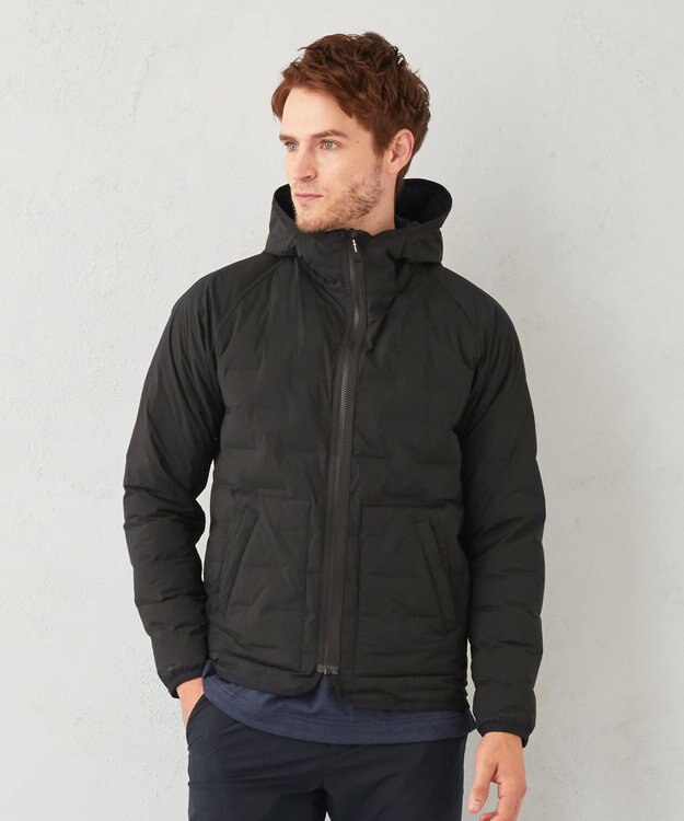 JOSEPH ABBOUD MOUNTAIN 【UNISEX】リバーシブルストレッチ ダウンパーカー ネイビー系