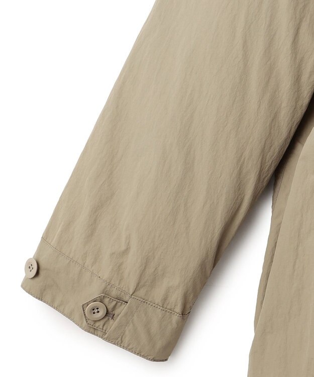 J.PRESS YORK STREET 【UNISEX】ナイロンワッシャーショートモッズコート ベージュ系