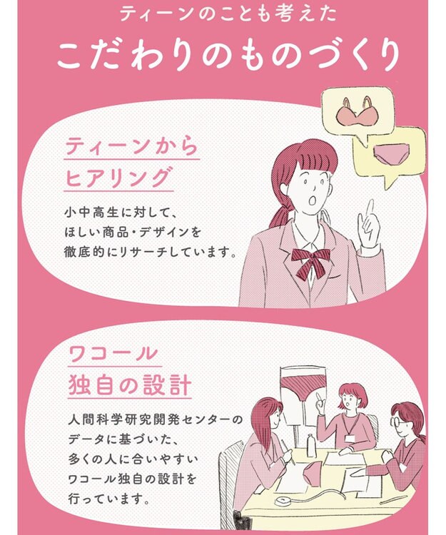 Wing ジュニア ショーツ Wing Teen おしりにくいこみにくい ズレ上がりにくい(裾) 綿混素材(身生地部) 【non!PKパンツ】 はきこみ丈ふつう RJ3000 ウイング／ワコール アイボリー