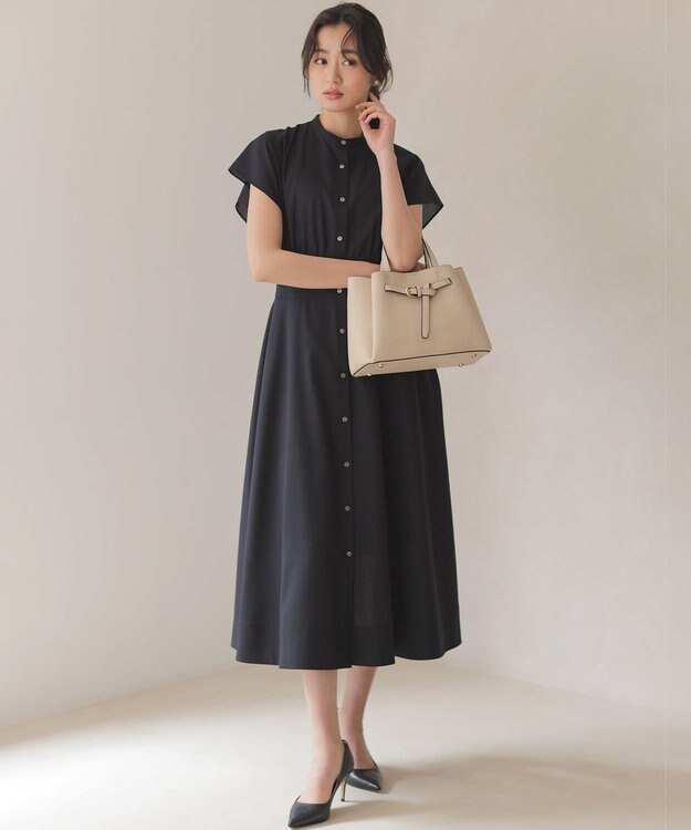 組曲 ニューリヨセルシャーティング ワンピース ネイビー系