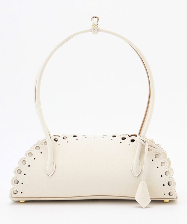 BEIGE， 【一部店舗限定】MARY AL TERNA / ENSOU ウルトラスエードハンドバック Ivory