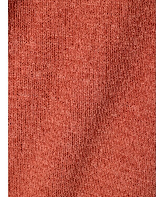 CRAFT STANDARD BOUTIQUE 洗えるコードモールＶネックプルオーバー Orange