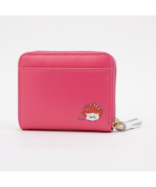 UNBILLION ペルケ perche × 髙嶋シオンコラボ ・ジャバラカードアートウォレット ピンク