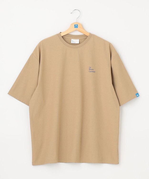 SHARE PARK LADIES 【UVカット・吸水速乾・ストレッチ・軽量 】バックプリントTシャツ ベージュ系