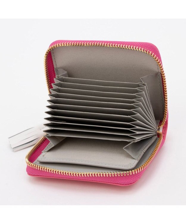 UNBILLION ペルケ perche × 髙嶋シオンコラボ ・ジャバラカードアートウォレット ピンク