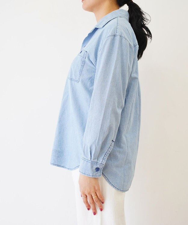 caqu USN chambrey shirts コットンシャンブレーシャツ 3years