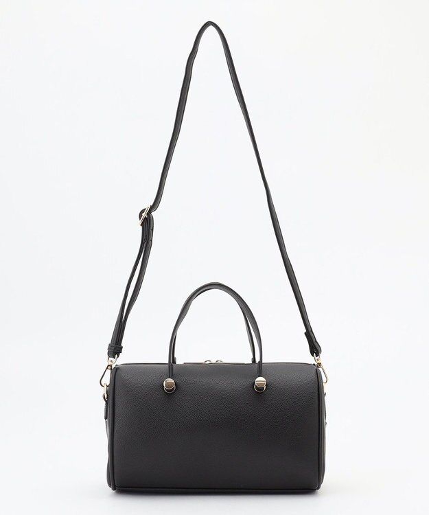 ANY SIS 【2WAY】メタルアクセント ボストンバッグ ブラック