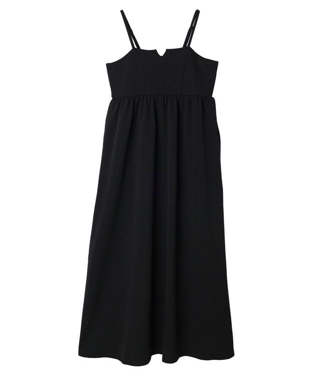 Green Parks ふくれＪＱキャミワンピース Black
