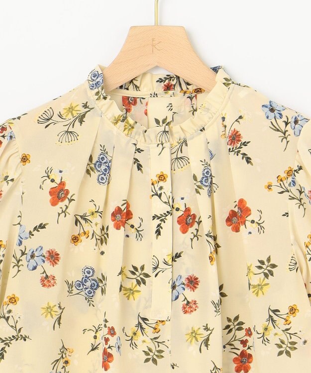 組曲 S フラワープリント ブラウス アイボリー系5