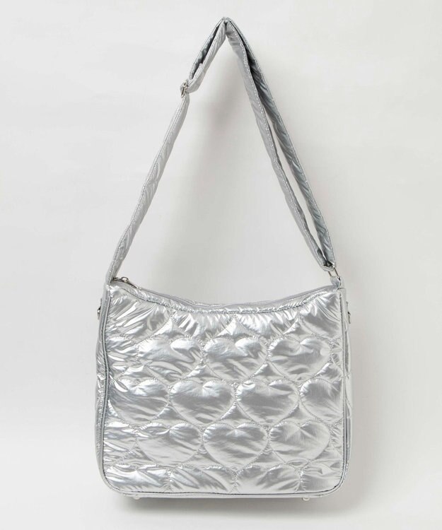 WEGO 【痛バ＆推し活グッズ】ときめきキルティング痛ショルダーS シルバー