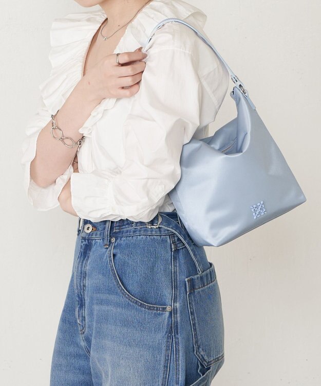 russet スタンダードミニショルダーバッグ <クラウズナイロン>(CE-1683) L.Blue