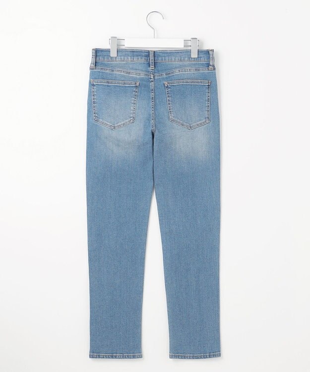 J.PRESS LADIES L 【洗える】BASIC STRETCH DENIM スキニー パンツ ダルブルー系
