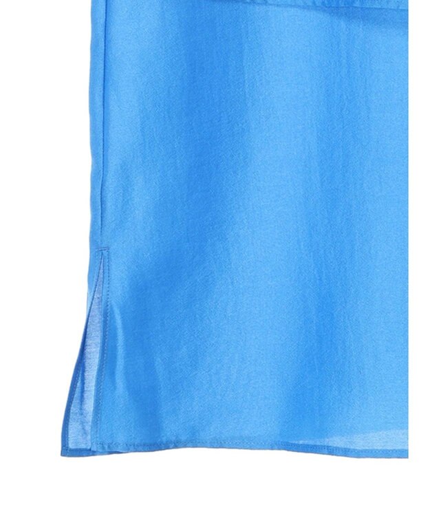 Green Parks レイヤードノースリーブブラウス Blue