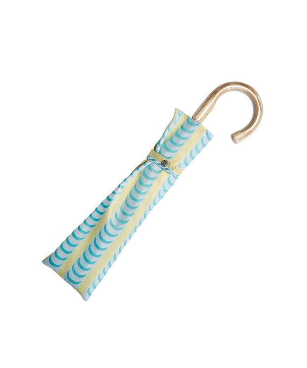 槇田商店 Stig Lindberg DRAPES グリーン 折りたたみ傘 緑