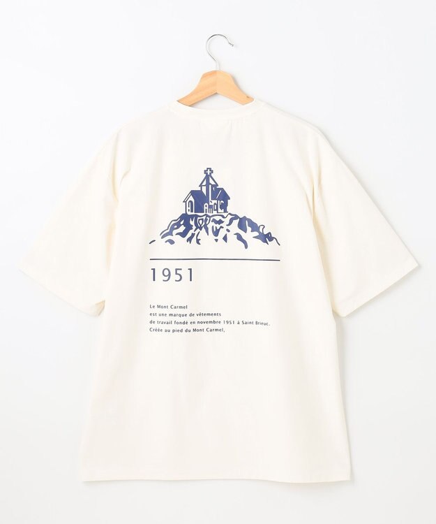 SHARE PARK LADIES 【UVカット・吸水速乾・ストレッチ・軽量 】バックプリントTシャツ ホワイト系