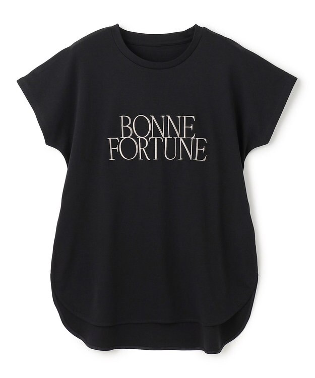 UNFILO 【新色追加】BEAUTY FORM-Tコットン ロゴフレンチT [NEW]ブラック