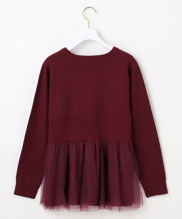 ANY SIS 【2SET】チュールインナー ツイン ボルドー